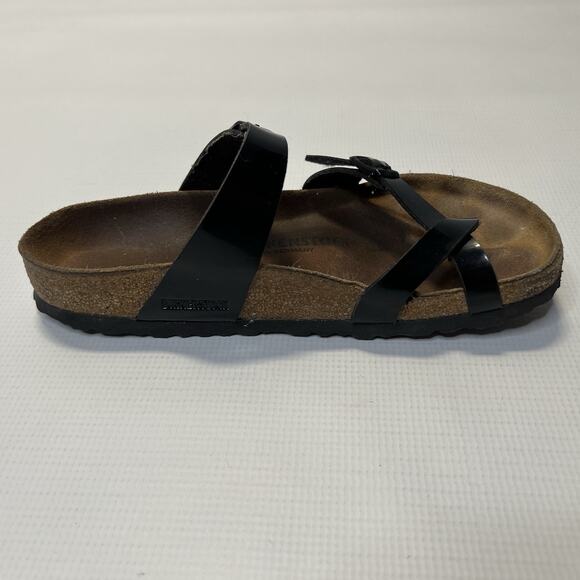 Birkenstock Mayari Black Toe Loop Sandals Womens Size 38 L7 M5 - Picture 6 of 12
